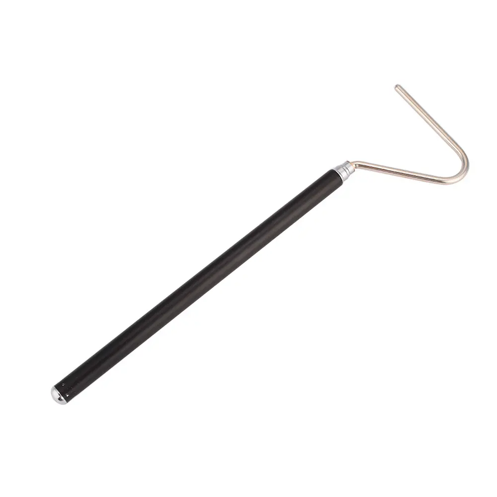 Catching Tools Tool Long Handle Stainless Steel Tongs Snake Hook Black for for 1 Pcs Catch Snakes Protective Catcher Reptile