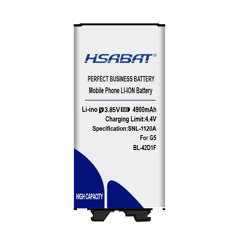 HSABAT батареи для LG G5 Батарея H850 H820 H830 H831 H840 H868 H860N H860 LS992 US992 F700L F700S F700k VS987 BL-42D1F