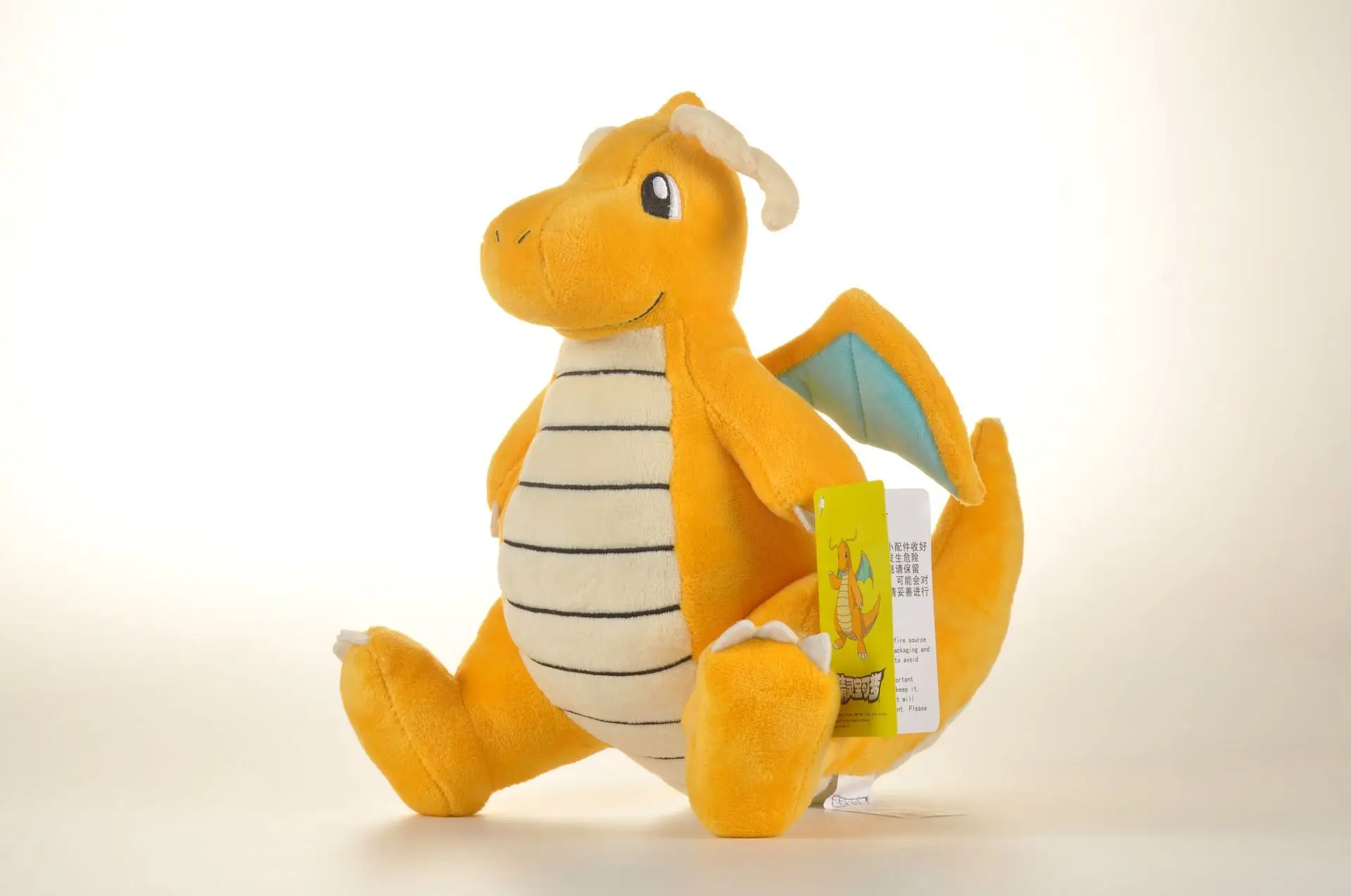 Сидя драконит 25 см Аниме pet плюшевые Dragonair Эволюция милые мягкие подушки положительная энергия хорошее качество Рождественский подарок для детей