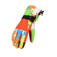 Водонепроницаемые утолщенные лыжные перчатки для альпинизма, езды на мотоцикле, теплые перчатки с сенсорным экраном, сохраняющие тепло зимой#3D04