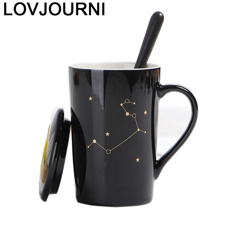 Criativa Porcelain Tea Coffe New Coffee Crockery Tasse Cafe Kupa Bardak Koffie Kopjes Ceramic Novelty Travel Caneca Cup And Mug | Дом и сад