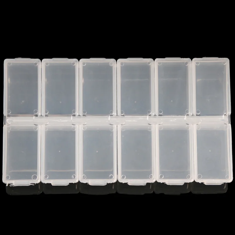 Transparent Jewelry Box Organizer for Adjustable Rings