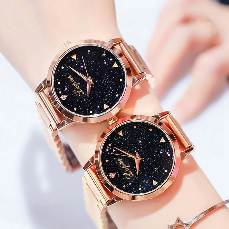 Дропшиппинг бренд lvpai женские часы с большим циферблатом розовое золото Модные женские наручные часы кварцевые часы в творческом стиле роскошные часы