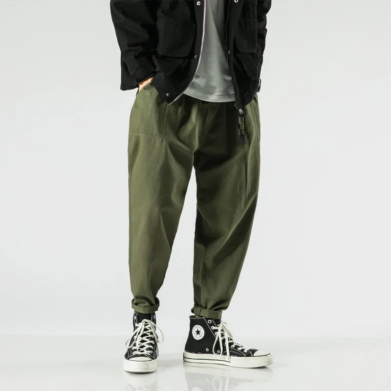 

2019 New Style Japanese-style Popular Brand Casual Pants Men's Autumn And Winter Loose Straight Pants Male STUDENT'S Trend Versa