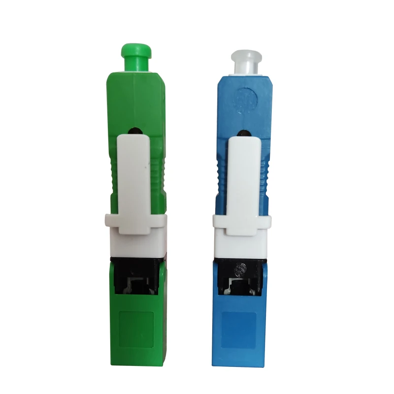 Free Shipping 200PCS/Lot FTTHSC Single-Mode Fiber Optic Quick Connector FTTH SM Optic Fast Connector
