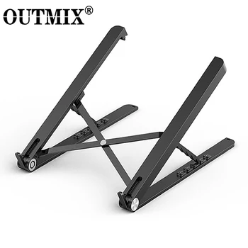 

Portable Laptop Stand Foldable Support Base Notebook Stand Holder For Macbook Pro Air HP Lapdesk Computer Cooling Bracket Riser