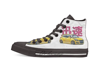 

JDM cars. Swift Novelty Design Casual Canvas Shoes Custom shoes Drop Shipping