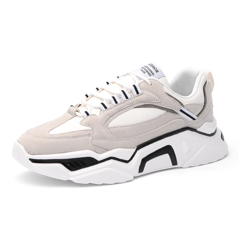 Grey Popular Men Casual Shoes Trainers Male Sapato Masculino Walking Sneakers Krasovki Designer Light Men Shoes Hot Ayakkab Erkekler - Цвет: Grey
