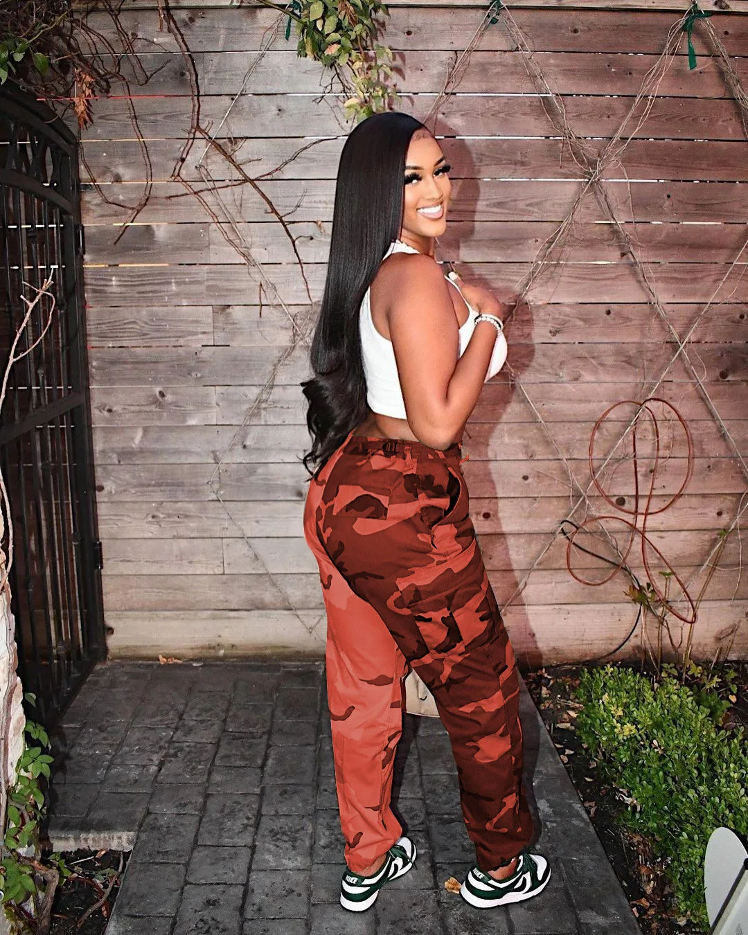 Purple Trousers Cargo Pants 