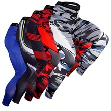 Мужские спортивные компрессионные штаны, леггинсы с колготками для спортзала, быстросохнущая Спортивная тренировочная фитнес-брюки, спортивные Леггинсы