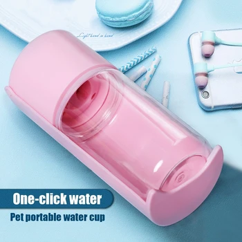

Portable Dog Water Bottle Cat Water Bottle For Pet Dogs Travel Outdoor Pet Water Dispenser Foldable Feeder Pet with gift
