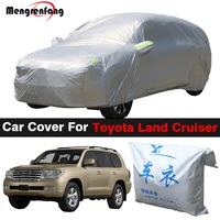 Outdoor Car Cover For Toyota Land Cruiser Anti-UV Sun Shade Rain Snow Ice Resistant Dustproof SUV Cover