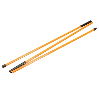 

2Pcs Golf Alignment Sticks Fiberglass Training Aid Rods For Correct Ball Direction-ABLD