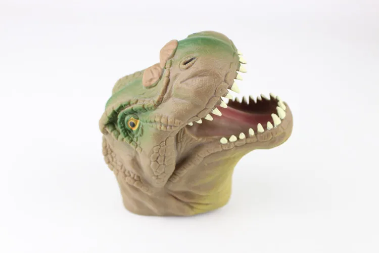 Мягкий Silcone динозавр рука кукла Юрского периода Реплика T-REX рука кукла персонаж играть рука кукла родитель и ребенок Интерактивная игрушка