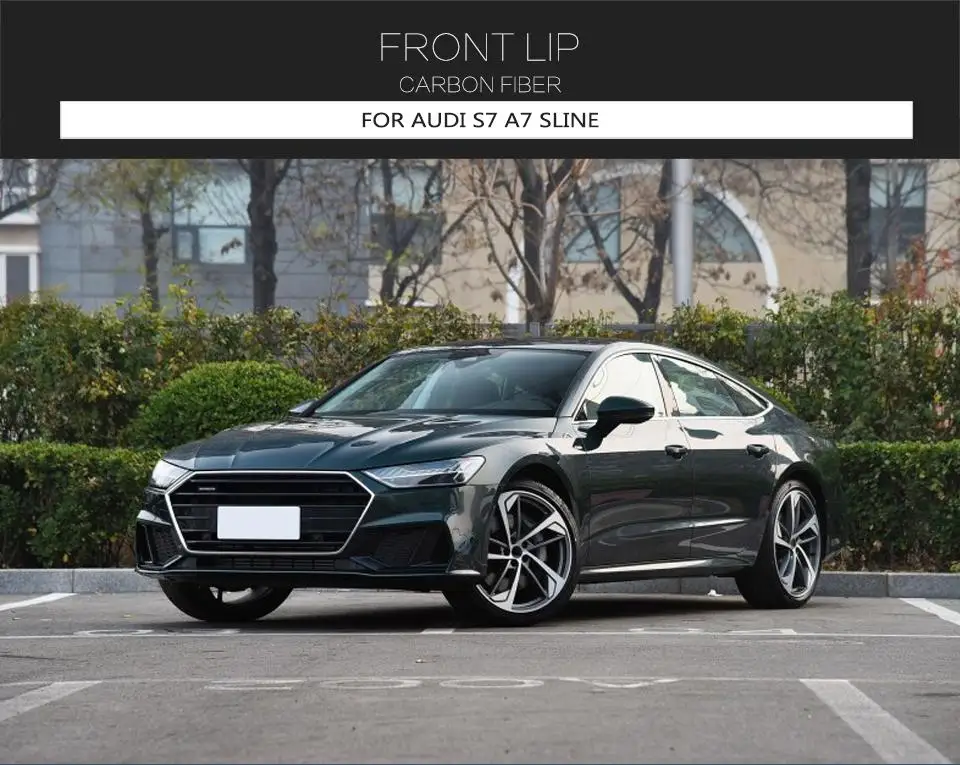 Автомобильный передний бампер для губ разветвитель диффузор для Audi A7 Sline S7 седан автомобильный спойлер для губ фартук