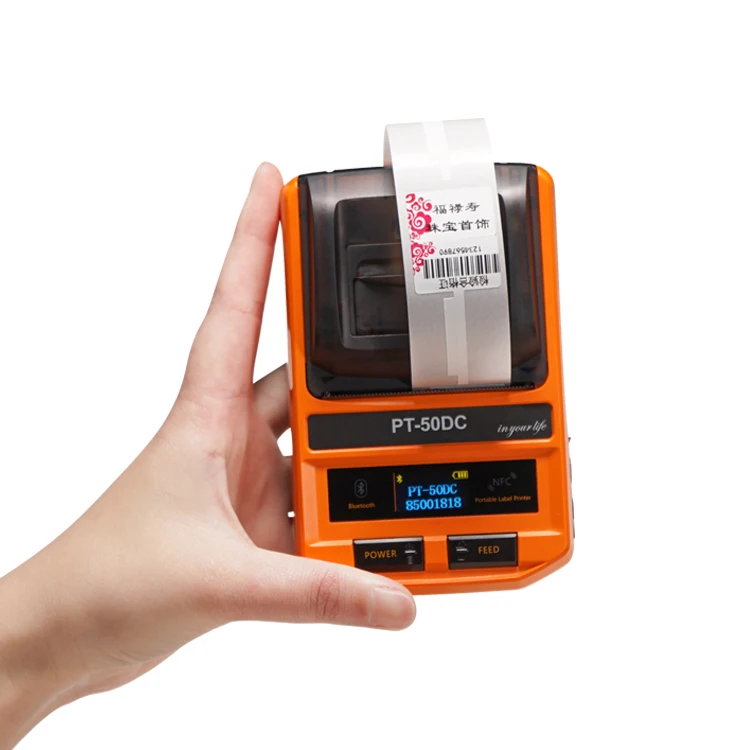 

PT-50DC Portable Industrial Wire Label Printer For Electric box cable label printing
