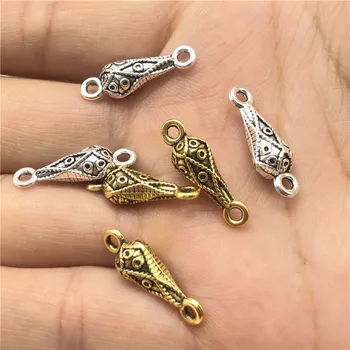 

15pcs Metal Alloy Connectors for Jewelry Making DIY Handmade Bracelet Necklace Rosary Pendant Metal Tassel Accessories