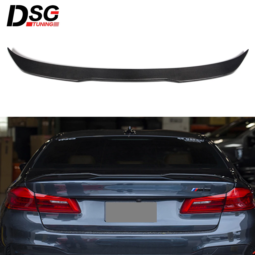 

Gloss Black Carbon Materials Spoiler Wing Lip For BMW 5 Series G30 G38 F90 2017-UP