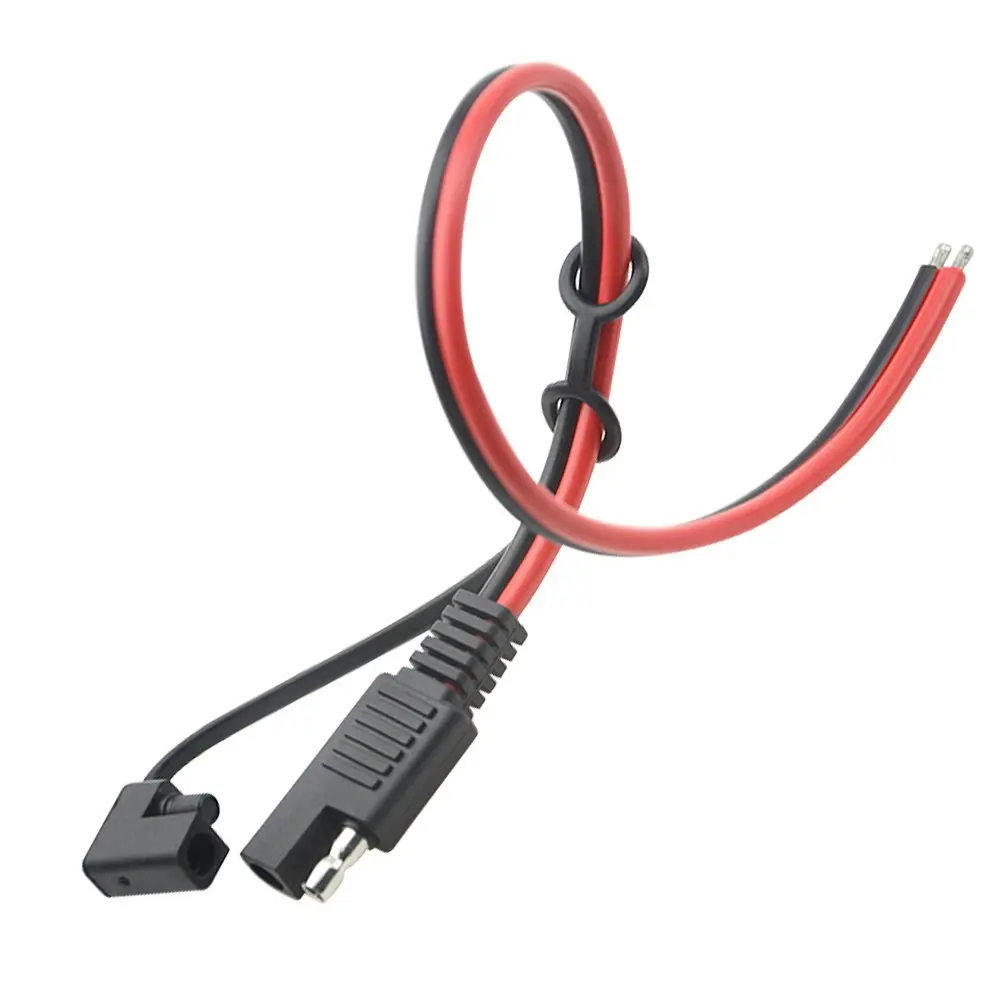 3 шт. сверхмощный SAE удлинитель с SAE водонепроницаемый крышка 18AWG 30 см