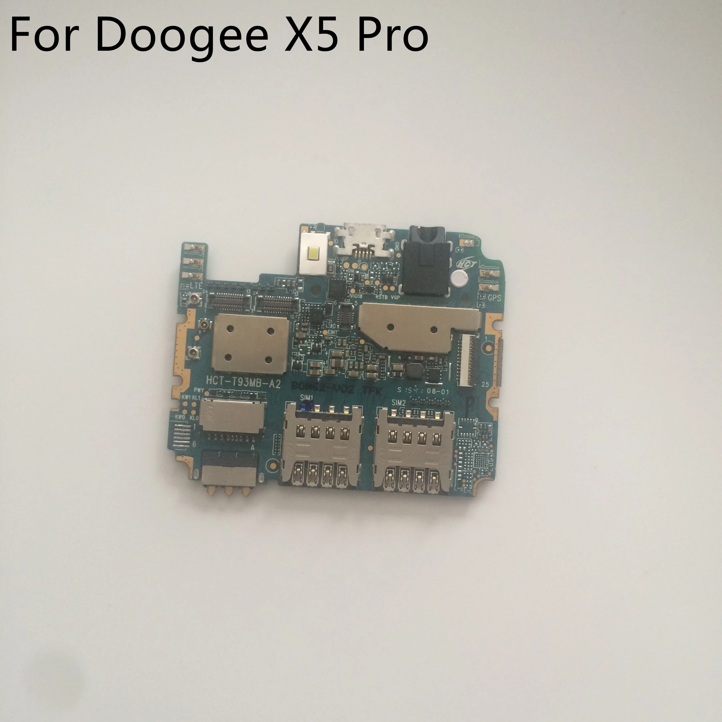 Оригинальная материнская плата 2 Гб ОЗУ + 16 ПЗУ Для Doogee X5 pro запасные части