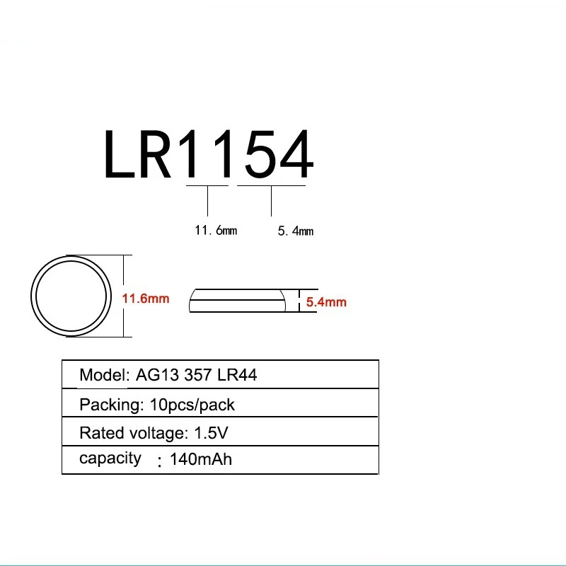 10 шт. дешевая АГ 13 ag13 батарея LR44 lr 44 357A S76E G13 Кнопочная батарея 1,55 В щелочная батарея 22 монета часы батарея