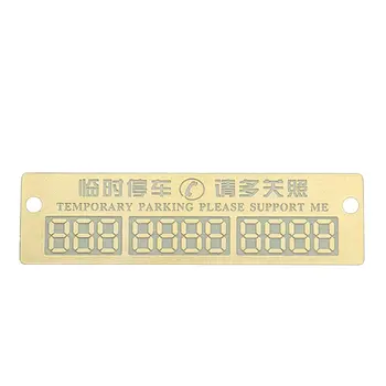 

Temporary Stop Sign For Car Phone Number Left Card Secrect Safe Card Creative Stereo Reverse Invisible