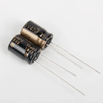

10 pcs 47uF 25V SILMIC 2nd generation RFS ELNA new original authentic audio electrolytic capacitor copper foot 8X11.5mm