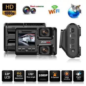 

Car Dash Cam 1080P Speed Coordinates GPS Modules Car Cam Recorder 24H Parking Monitor Car DVR Built-in GPS Car Camera