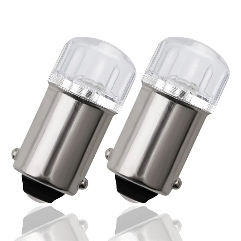 White 2x BA9S T4W 363 1895 233 светодиодный чистый белый номерного знака автомобиля светильник лампа авто габаритный фонарь светильник AC/DC 12V - Испускаемый цвет: White