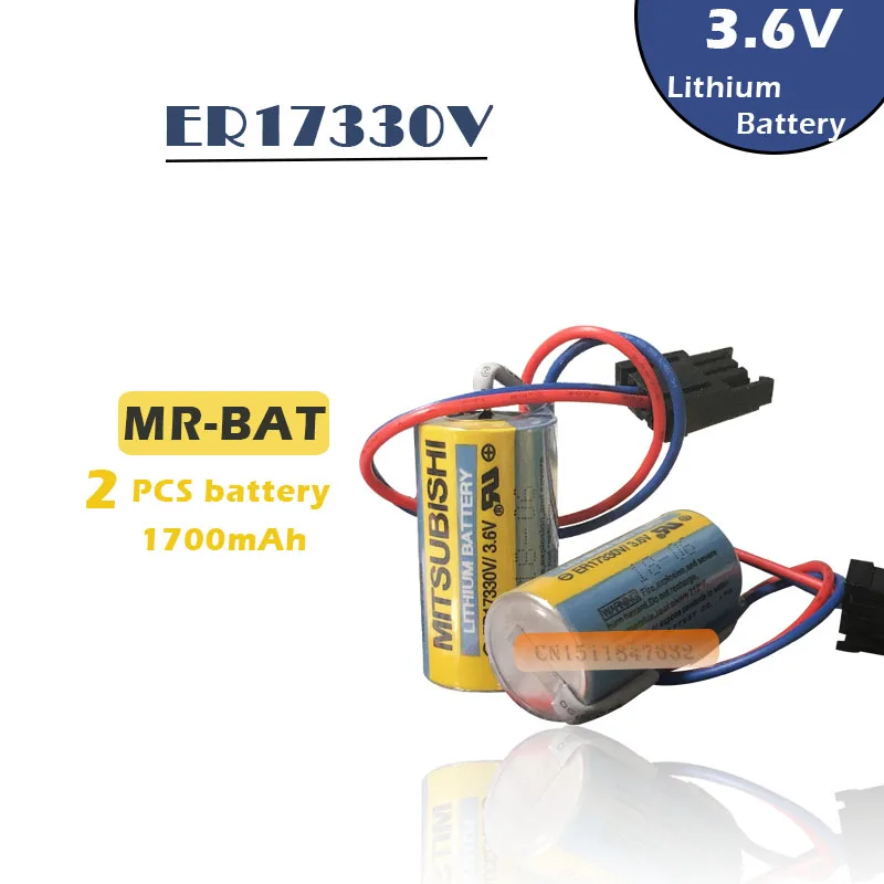 Новые оригинальные фонарики для Mitsubishi ER17330V фонарь с ЧПУ 3 6 В 1700 мАч разъемом 2 шт.