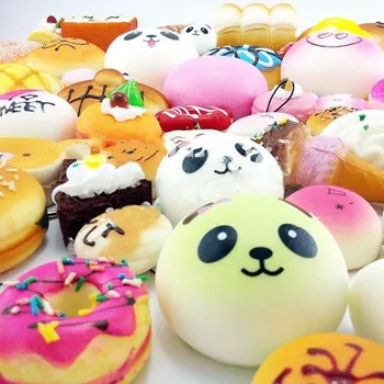 

Batch 10/20/30 PCS Squishy Slow Rise Mini Soft Random Squishy Squishies Toy Cake Bread Squeeze Pressure Release Toy