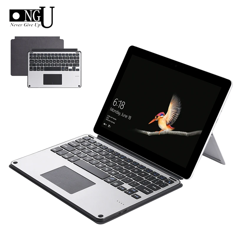 Высококачественный чехол для клавиатуры для microsoft Surface Go алюминиевая Bluetooth клавиатура для Surface Go 10 дюймов портативная клавиатура