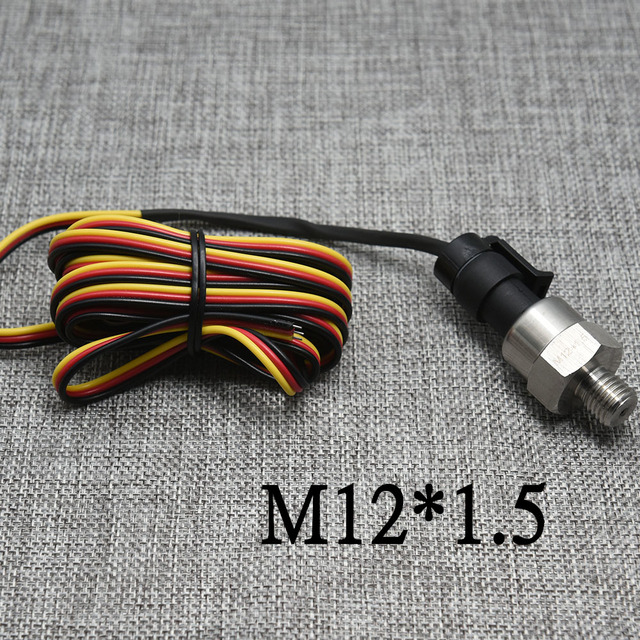 Oil Pressure Sensor 1/8NPT 1/4NPT M12*1.5 / M14*1.5/ M16*1.5 / M18*1.5 For LCD Digital Auto Truck Car Gauges 12V/24V