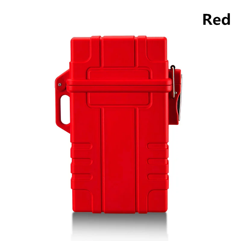 Red 20 шт. чехол для сигарет с USB электрическая плазменная Зажигалка для подзарядки наружная Водонепроницаемая сигаретная коробка электронные гаджеты для мужчин - Цвет: Red