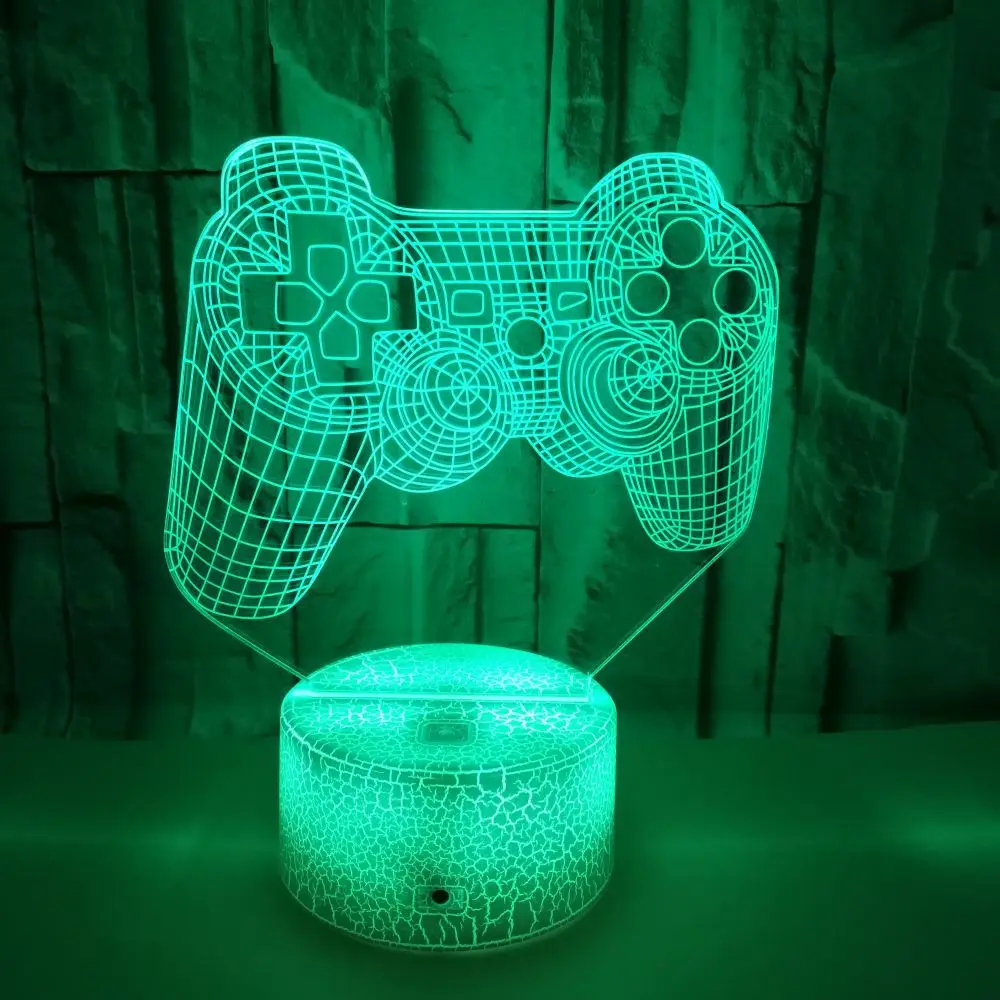 3D игровая лампа XBOX среди нас домашняя игра иллюзия светильник USB поставка 16