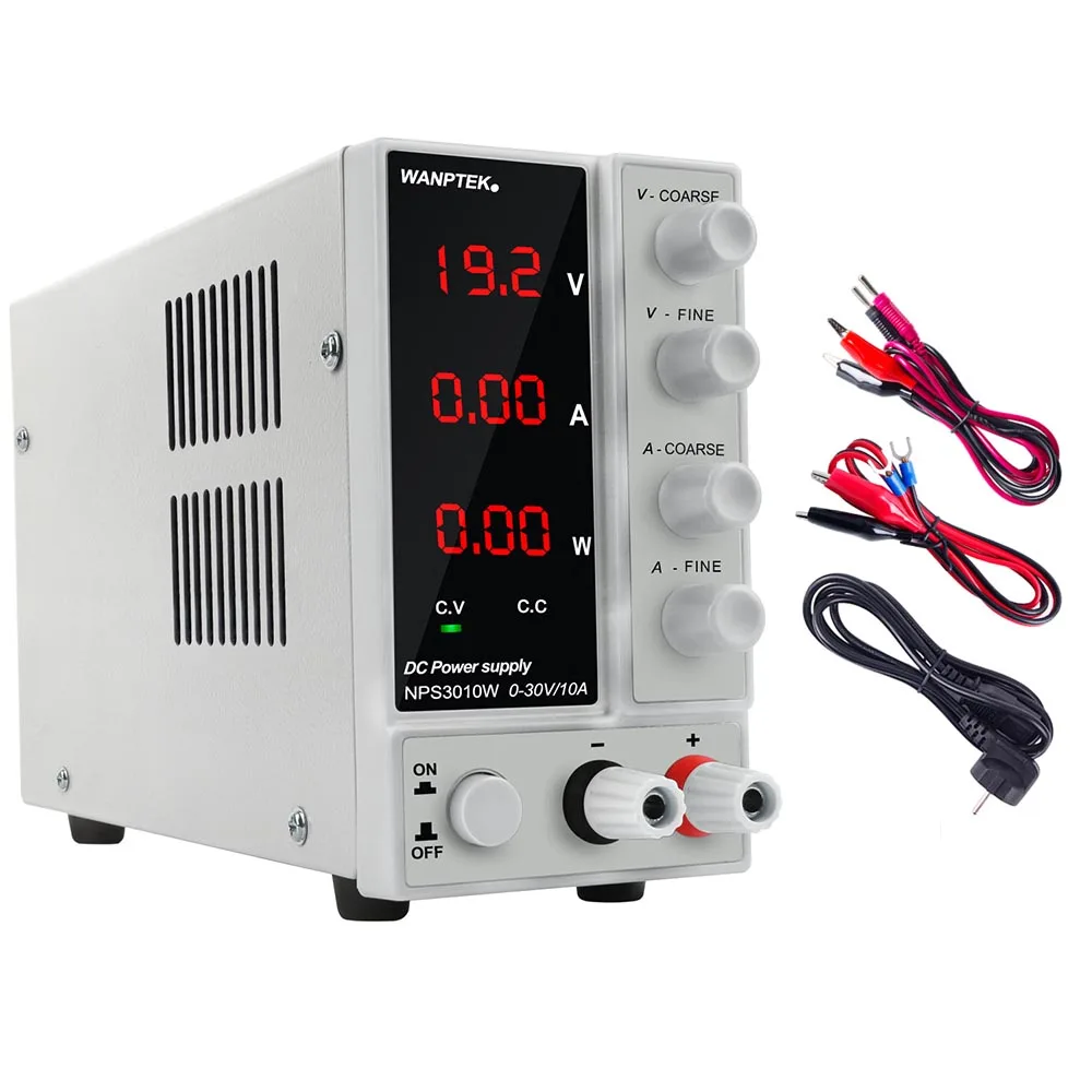 NPSW 30V 10A Wanptek 9 типов DC лабораторный Импульсный регулируемый источник питания 30 в 10A лабораторный стабилизатор напряжения скамейка источник цифровой - Цвет: NPSW 30V 10A