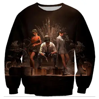 

3D Printed Sweatshirts Game PUBG Harajuku Men Pullover Hoodies Long Sleeve Crewneck Streetwear Hoody Clothing Sudaderas
