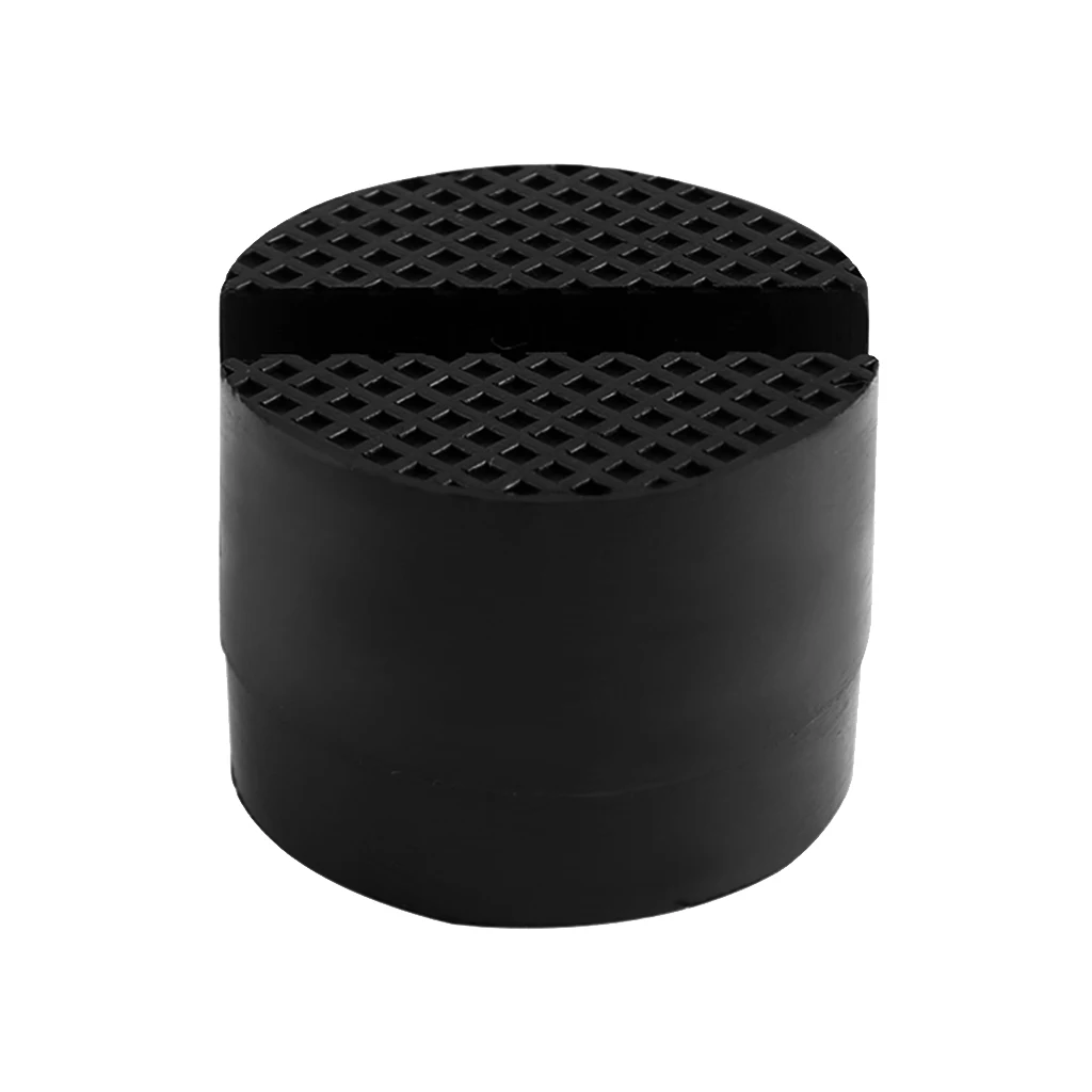 Rubber Jack Pad Tool Adapter Anti-slip Slotted Frame Rail Protector 50X50mm