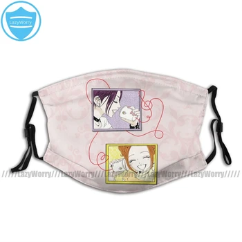 

Demon Japanese Mouth Face Mask Nana Hachi Facial Mask Cool with 2 Filters for Adult Polyester Mask