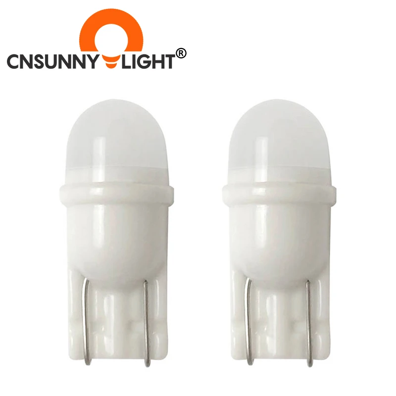 CNSUNNY светильник новейшая коллекция База под керамика T10 W5W светодиодный для