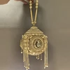 DOYUTIG Indian Women's Hand-Made Beaded Clutches Vintage Crystal Small Bell Tassel Bags For Lady Wedding Bags Evening Bags F669 1