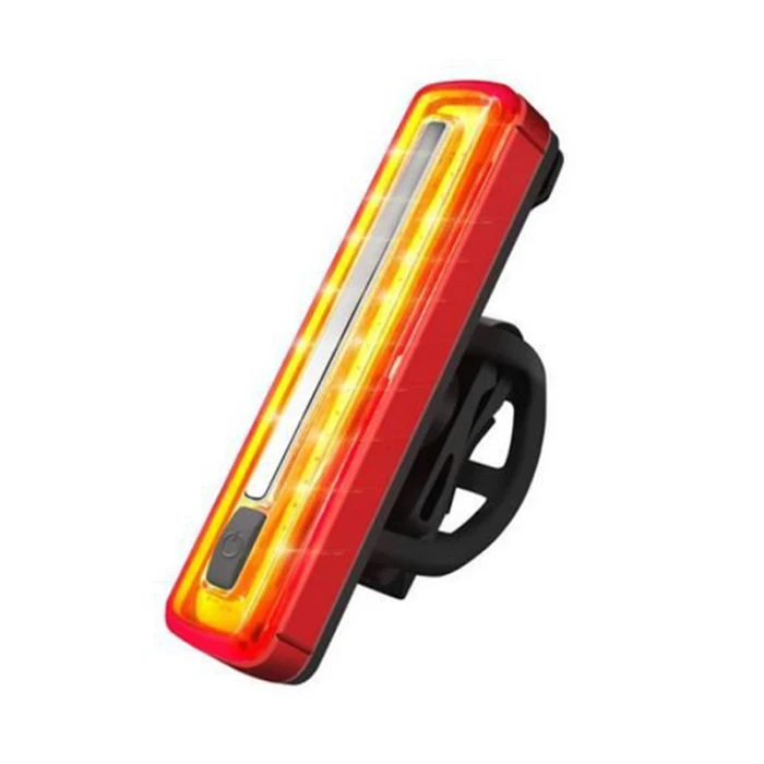 Bicyle Rear LED Light USB Rechargeble Taillights Highlight COB Mountain Bike Aluminum Lamp FK88