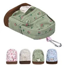 Модный тканевый мини-рюкзак с цветочным рисунком для женщин и девочек, детский дешевый кошелек для монет, сумки-клатчи,# R5
