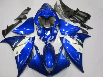 

New ABS Injection Motorcycle Full Fairing kit fit for YAMAHA YZF R1 2013 2014 13 14 Body set blue white