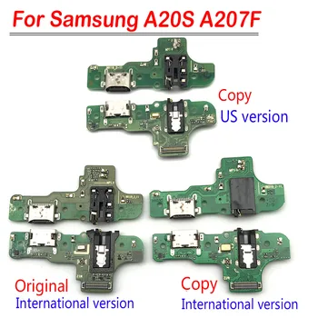 

USB Power Charging Port Board Flex Cable Connector Parts For Samsung A20S A207F Microphone Module