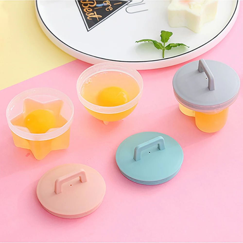 4Pcs/Set Safety Material Steamed Egg Tool Cute Steamed Egg Mold Non-Stick Baby Food Supplement Tool Cooking Tools Egg Tools