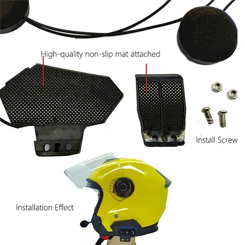 

Motorbike Helmet Bluetooth 4.0 Headset Motorcycle Intercom Headphone Earbuds Handsfree With Microphone