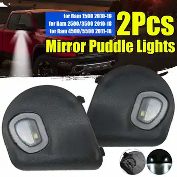 

Pair LED Mirror Pathway Light Lamp For DODGE RAM 1500 2500 3500 4500 5500 Under Side Mirror Light Turn Signal Lamp 68087238AA