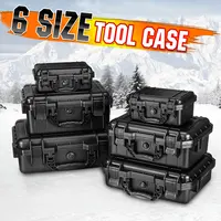 5Sizes Waterproof Shockproof Tool Case Sealed Tool Box Dustproof Safety Box ToolCase Bag For Cameras Precise Instrument Hardware 1