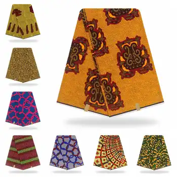 

African Ankara Fabric High Quality Veritable Wax Print Fabric Printing 100% Cotton African Veritable Real Pagne Wax For Dress